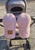 NiKiDs Infantilo babakocsi kesztyű - pink