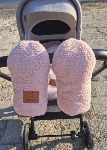NiKiDs Infantilo babakocsi kesztyű - pink