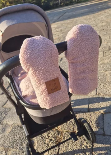 NiKiDs Infantilo babakocsi kesztyű - pink