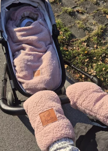 NiKiDs Infantilo babakocsi kesztyű - pink