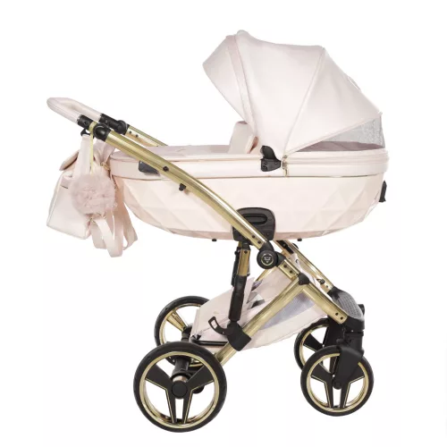 Junama Diamond CANDY PREMIUM multifunkciós babakocsi - 01 pearl