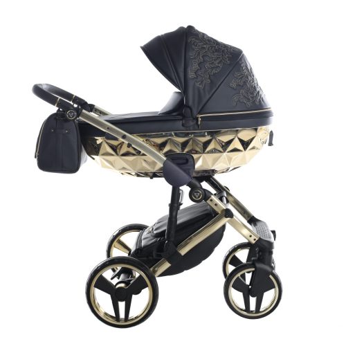 Junama ENZO multifunkciós babakocsi - 01 black+gold