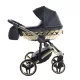 Junama Diamond ENZO multifunkciós babakocsi - 01 Black+Gold
