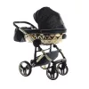 Junama Diamond ENZO multifunkciós babakocsi - 01 Black+Gold