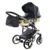 Junama Diamond ENZO multifunkciós babakocsi - 01 Black+Gold