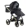 Junama Diamond ENZO multifunkciós babakocsi - 01 Black+Gold