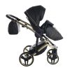 Junama ENZO multifunkciós babakocsi - 01 black+gold