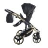 Junama ENZO multifunkciós babakocsi - 01 black+gold