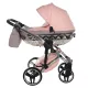 Junama Diamond HAND CRAFT GLITTER multifunkciós babakocsi - 01 Pink