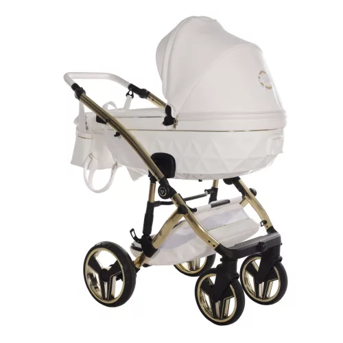 Junama Diamond CANDY PREMIUM multifunkciós babakocsi - 02 white