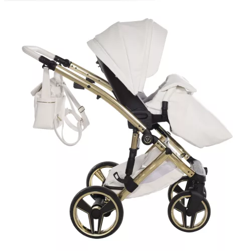 Junama Diamond CANDY PREMIUM multifunkciós babakocsi - 02 white