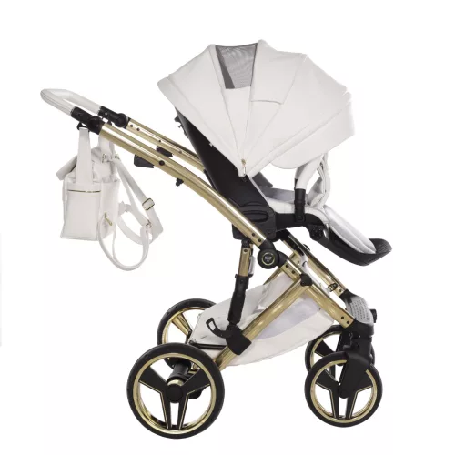 Junama Diamond CANDY PREMIUM multifunkciós babakocsi - 02 white