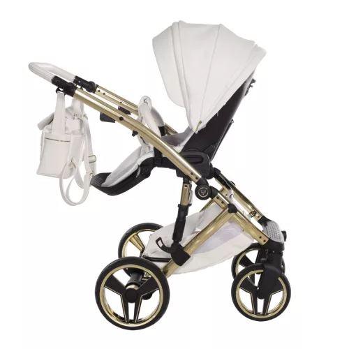 Junama Diamond CANDY PREMIUM multifunkciós babakocsi - 02 white