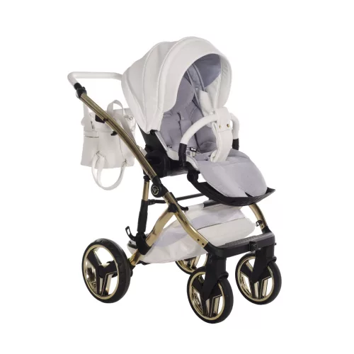 Junama Diamond CANDY PREMIUM multifunkciós babakocsi - 02 white
