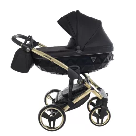 Junama DIAMOND S V3 multifunkciós babakocsi - 03 black+gold