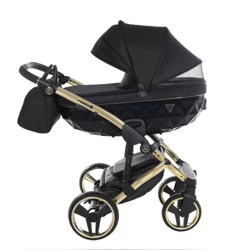 Junama DIAMOND S V3 multifunkciós babakocsi - 03 black+gold