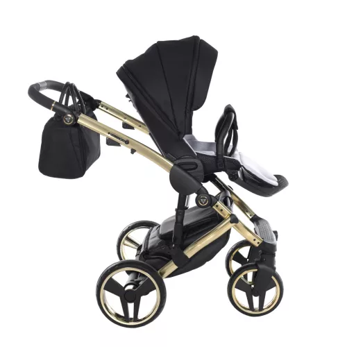 Junama DIAMOND S V3 multifunkciós babakocsi - 03 black+gold