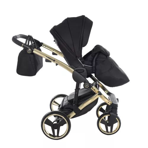Junama DIAMOND S V3 multifunkciós babakocsi - 03 black+gold