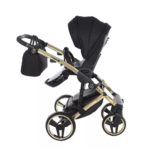 Junama DIAMOND S V3 multifunkciós babakocsi - 03 black+gold
