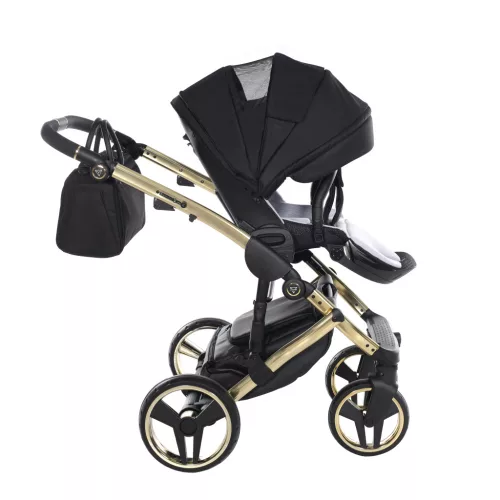 Junama DIAMOND S V3 multifunkciós babakocsi - 03 black+gold