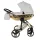 Junama Diamond ENZO multifunkciós babakocsi - 02 White+Gold