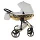 Junama Diamond ENZO multifunkciós babakocsi - 02 White+Gold