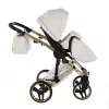 Junama Diamond ENZO multifunkciós babakocsi - 02 White+Gold