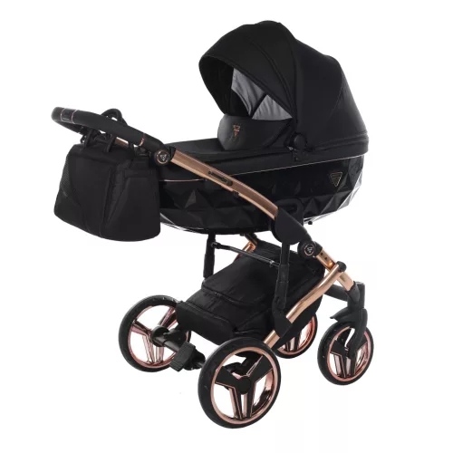 Junama DIAMOND S V3 multifunkciós babakocsi - 03 black+cooper