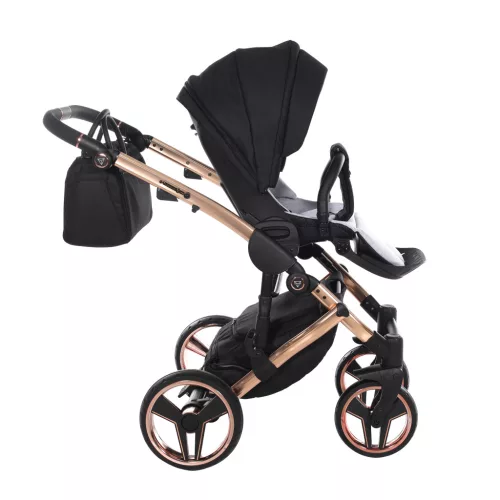 Junama DIAMOND S V3 multifunkciós babakocsi - 03 black+cooper