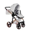 Junama DIAMOND ENZO multifunkciós babakocsi - 03 White+Rosegold
