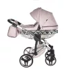 Junama Diamond FLUO LINE V3 multifunkciós babakocsi - 11 Pink-Silver