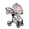 Junama Diamond FLUO LINE V3 multifunkciós babakocsi - 11 Pink-Silver