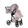 Junama Diamond FLUO LINE V3 multifunkciós babakocsi - 11 Pink-Silver