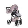 Junama Diamond FLUO LINE V3 multifunkciós babakocsi - 11 Pink-Silver