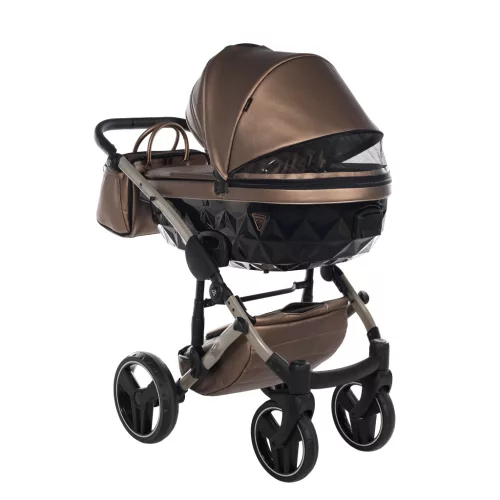 Junama Diamond FLUO LINE V3 multifunkciós babakocsi - 03 brown