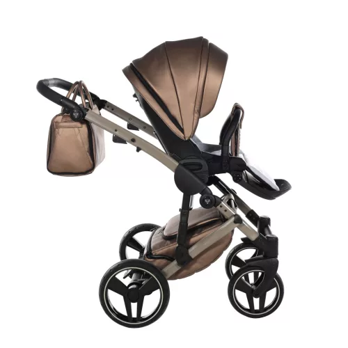 Junama Diamond FLUO LINE V3 multifunkciós babakocsi - 03 brown