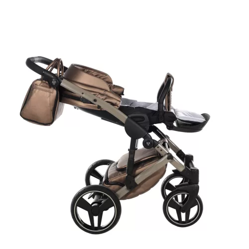 Junama Diamond FLUO LINE V3 multifunkciós babakocsi - 03 brown