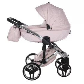   Junama DIAMOND ENZO multifunkciós babakocsi - 04 Pink+Silver