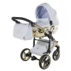 Junama Diamond ENZO multifunkciós babakocsi - 07 Light Blue+Gold