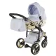 Junama Diamond ENZO multifunkciós babakocsi - 07 Light Blue+Gold