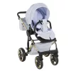 Junama Diamond ENZO multifunkciós babakocsi - 07 Light Blue+Gold