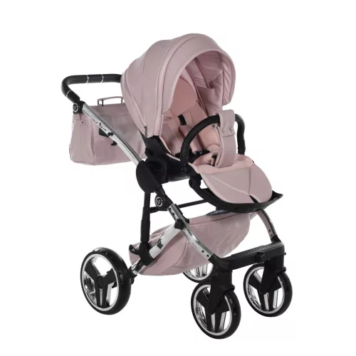 Junama DIAMOND ENZO multifunkciós babakocsi - 04 Pink+Silver