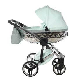 Junama Diamond HAND CRAFT GLITTER multifunkciós babakocsi - 04 mint