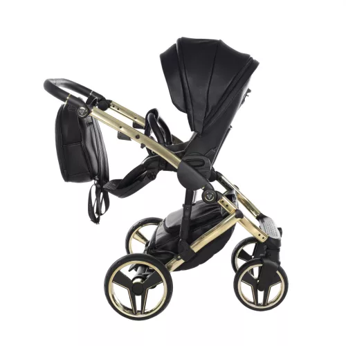 Junama Diamond HAND CRAFT multifunkciós babakocsi - 05 black+gold