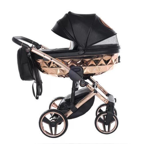Junama Diamond HAND CRAFT multifunkciós babakocsi - 06 black+cooper