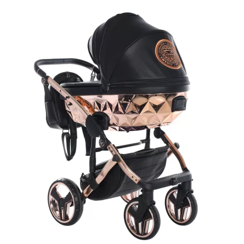Junama Diamond HAND CRAFT multifunkciós babakocsi - 06 black+cooper