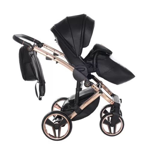 Junama Diamond HAND CRAFT multifunkciós babakocsi - 06 black+cooper