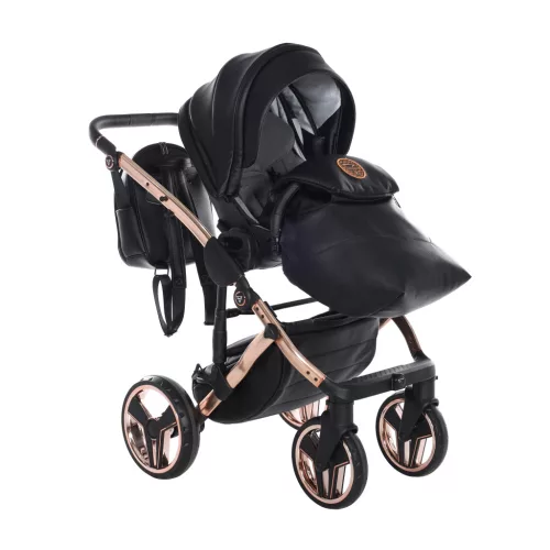 Junama Diamond HAND CRAFT multifunkciós babakocsi - 06 black+cooper