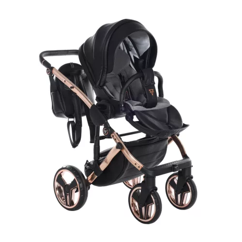 Junama Diamond HAND CRAFT multifunkciós babakocsi - 06 black+cooper