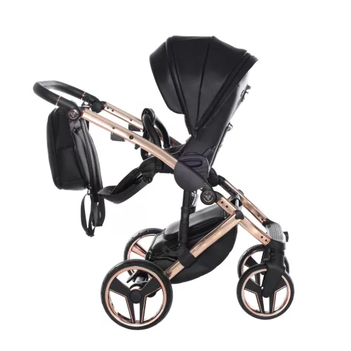 Junama Diamond HAND CRAFT multifunkciós babakocsi - 06 black+cooper